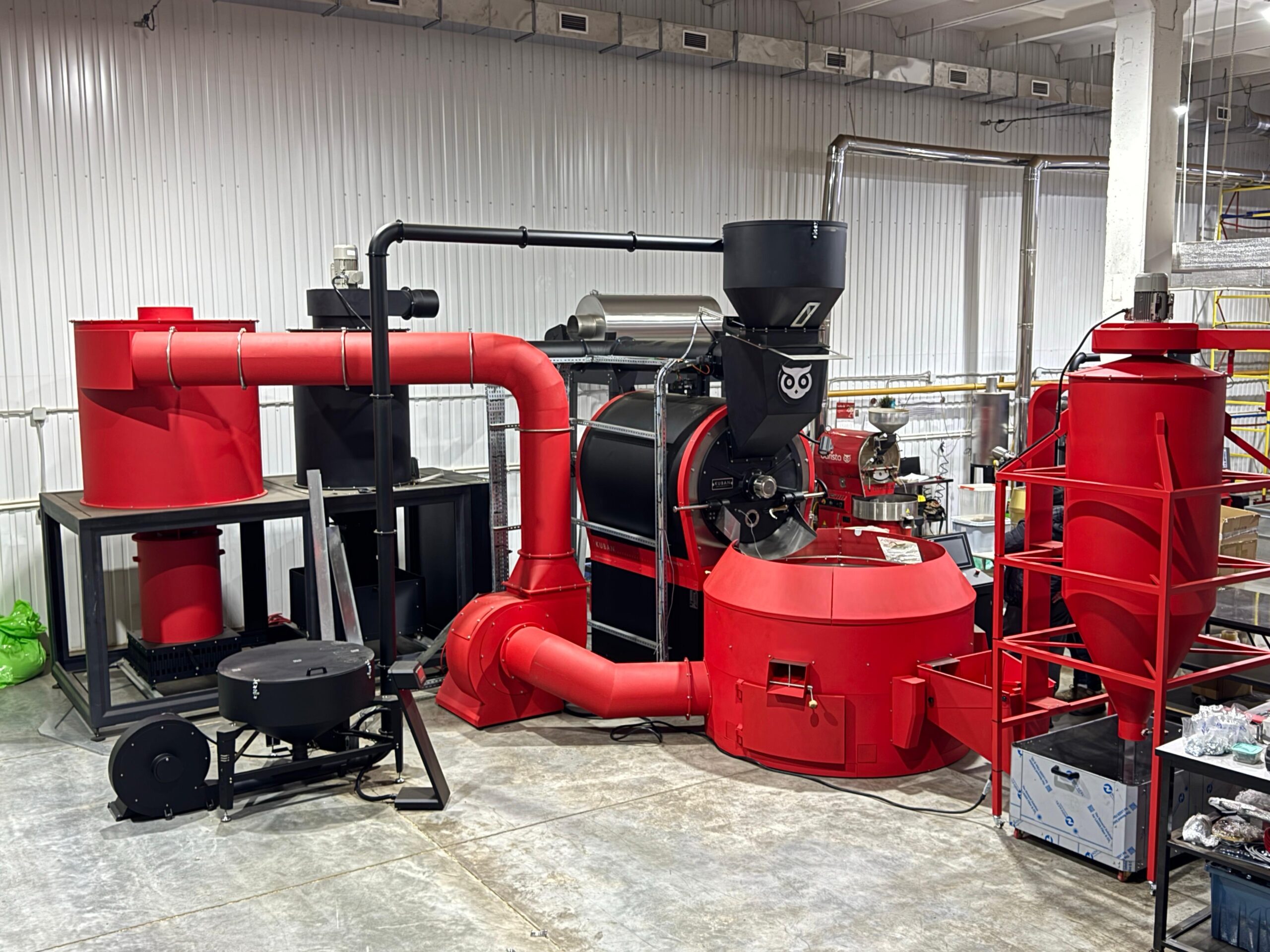 120 kg industrial coffee roaster 2 - Kuban 120 Kg Industrial Coffee Roaster