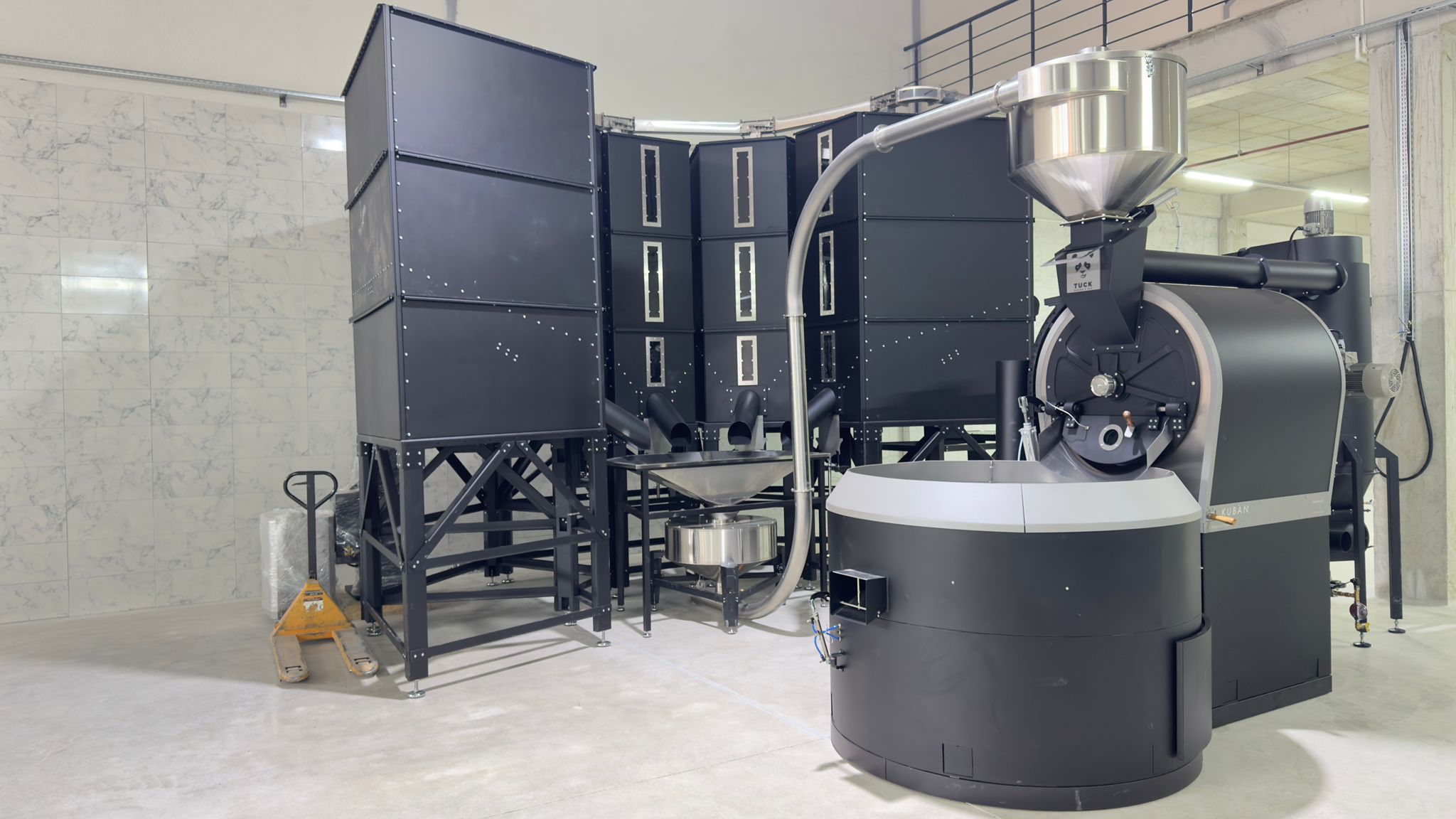 120 kg industrial coffee roaster 3 - Kuban 120 Kg Industrial Coffee Roaster