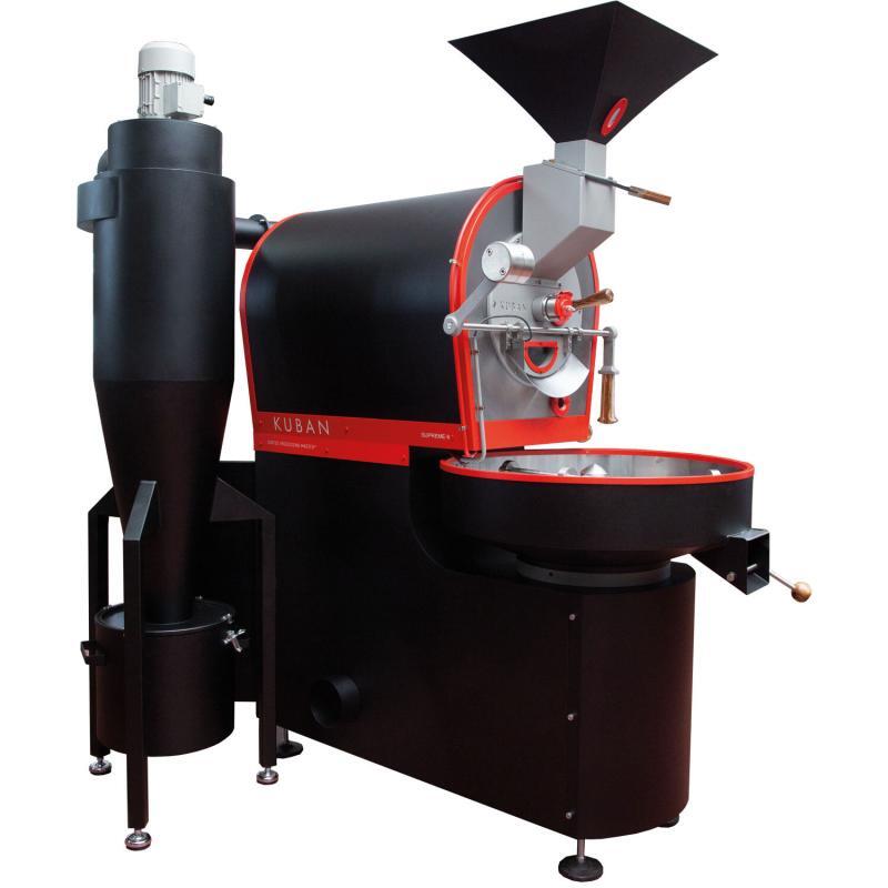 Supreme 6 Coffee Roaster, Professional Coffee Roasting, User-Friendly Design, Roast Masters, Precision Roasting, Kuban Roast Manager, Consistent Quality, User-Centric Innovation, Smart Roasting Technology, Batch Replication, Adjustable Drum Speed, Proportional Flame Level Adjustment, Volumetric Airflow Control, Efficiency in Coffee Roasting, Low Noise Control, Energy Efficiency, Lower Operating Costs, In-House Software, Roasting Process Management, Supreme Series Excellence